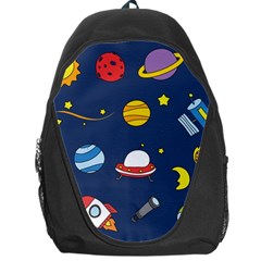 Space Background Design Backpack Bag by Simbadda