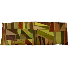 Earth Tones Geometric Shapes Unique Body Pillow Case (dakimakura)