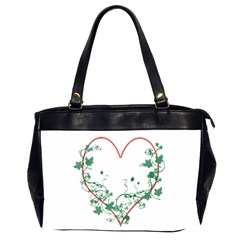 Heart Ranke Nature Romance Plant Office Handbags (2 Sides)  by Simbadda