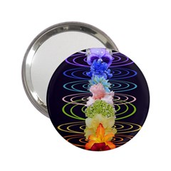 Chakra Spiritual Flower Energy 2.25  Handbag Mirrors