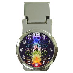 Chakra Spiritual Flower Energy Money Clip Watches