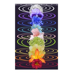 Chakra Spiritual Flower Energy Shower Curtain 48  x 72  (Small) 