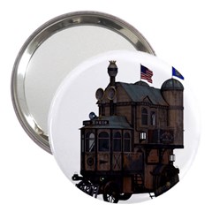 Steampunk Lock Fantasy Home 3  Handbag Mirrors by Simbadda