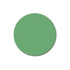 Green1 Magnet 3  (round) by PhotoNOLA