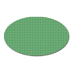 Green1 Oval Magnet