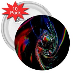 Abstraction Dive From Inside 3  Buttons (10 Pack)  by Simbadda