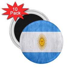 Argentina Texture Background 2.25  Magnets (10 pack) 