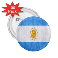 Argentina Texture Background 2.25  Buttons (100 pack) 