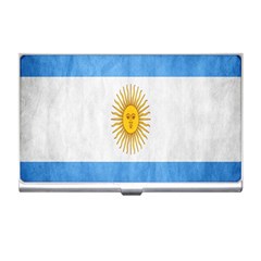 Argentina Texture Background Business Card Holders by Simbadda