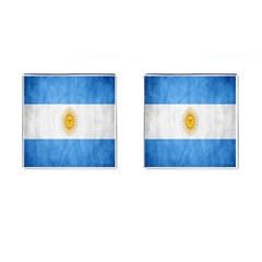 Argentina Texture Background Cufflinks (Square)