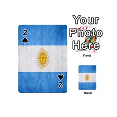 Argentina Texture Background Playing Cards 54 (Mini) 