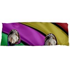 Balloons Colorful Rainbow Metal Body Pillow Case Dakimakura (two Sides) by Simbadda