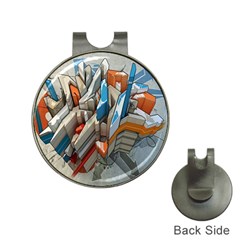 Abstraction Imagination City District Building Graffiti Hat Clips with Golf Markers