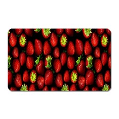 Berry Strawberry Many Magnet (rectangular) by Simbadda