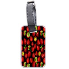 Berry Strawberry Many Luggage Tags (two Sides) by Simbadda