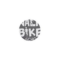 Bicycle Walk Bike School Sign Grey 1  Mini Magnets by Alisyart