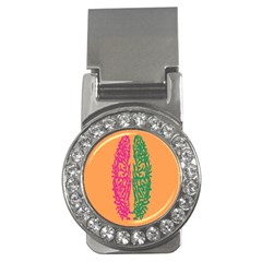 Brian Pink Green Orange Smart Money Clips (cz) 