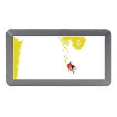 Fish Underwater Yellow White Memory Card Reader (mini) by Simbadda