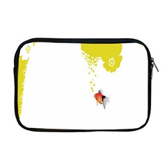 Fish Underwater Yellow White Apple Macbook Pro 17  Zipper Case by Simbadda