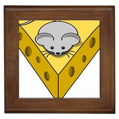 Cheese Mose Yellow Grey Framed Tiles by Alisyart