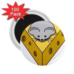 Cheese Mose Yellow Grey 2 25  Magnets (100 Pack)  by Alisyart