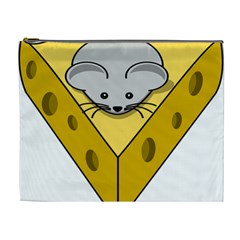 Cheese Mose Yellow Grey Cosmetic Bag (xl)