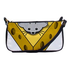Cheese Mose Yellow Grey Shoulder Clutch Bags