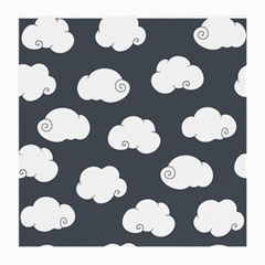 Cloud White Gray Sky Medium Glasses Cloth (2-side) by Alisyart