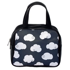 Cloud White Gray Sky Classic Handbags (one Side)