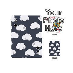 Cloud White Gray Sky Playing Cards 54 (mini) 