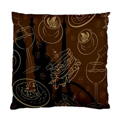 Coffe Break Cake Brown Sweet Original Standard Cushion Case (one Side)