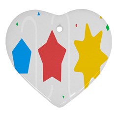 Evolution Jumsoft Star Ornament (heart) by Alisyart