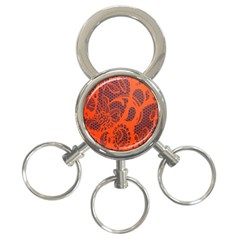 Enlarge Orange Purple 3-ring Key Chains by Alisyart