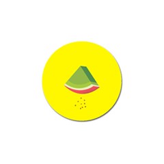 Fruit Melon Sweet Yellow Green White Red Golf Ball Marker (4 Pack) by Alisyart