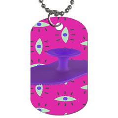 Eye Purple Pink Dog Tag (two Sides) by Alisyart