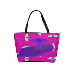 Eye Purple Pink Shoulder Handbags