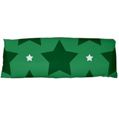 Green White Star Body Pillow Case (dakimakura)