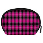 Cell Background Pink Surface Accessory Pouches (Large)  Back