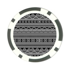 Myria Wrapping Paper Black Poker Chip Card Guard