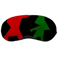 Ninja Graphics Red Green Black Sleeping Masks
