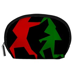 Ninja Graphics Red Green Black Accessory Pouches (large) 