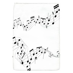 Music Note Song Black White Flap Covers (s) 