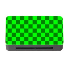 Plaid Flag Green Memory Card Reader With Cf