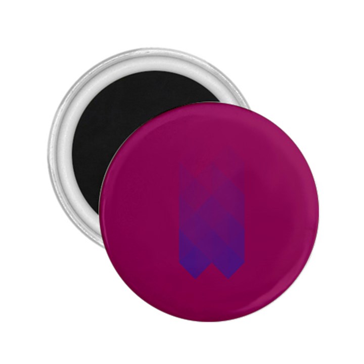 Purple Blue 2.25  Magnets