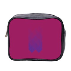 Purple Blue Mini Toiletries Bag 2-side