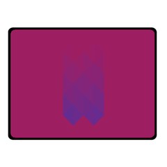 Purple Blue Fleece Blanket (small)