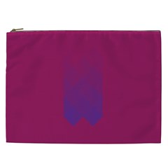 Purple Blue Cosmetic Bag (xxl) 