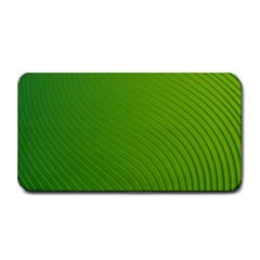 Green Wave Waves Line Medium Bar Mats