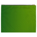 Green Wave Waves Line Cosmetic Bag (XXXL)  Back
