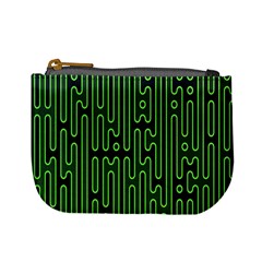 Pipes Green Light Circle Mini Coin Purses